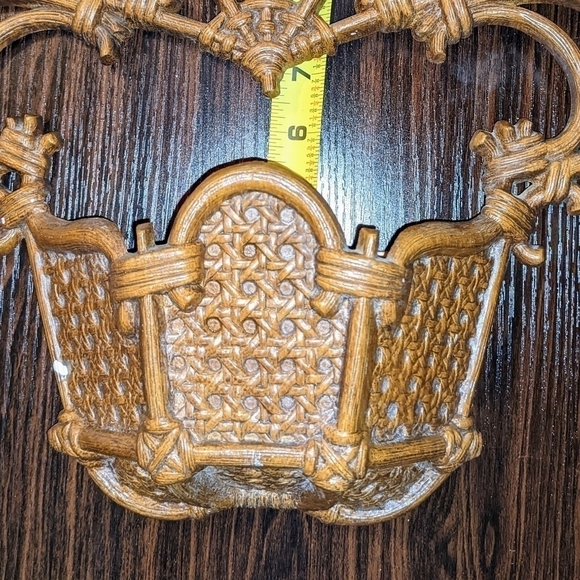 Planter Pocket Brown Wicker - Picture 6 of 9